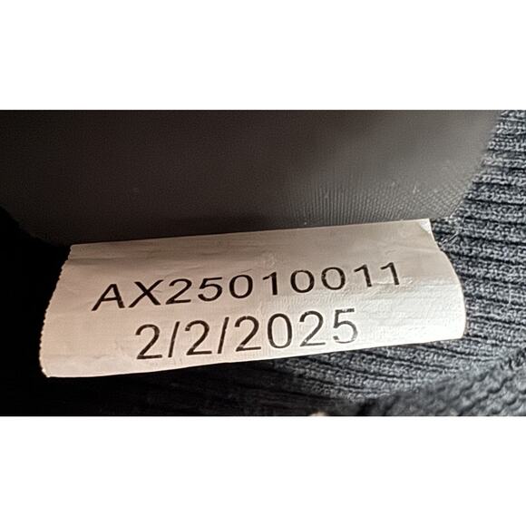 Comfrt Waffle Lounge Long Sleeve Pullover Black Onyx Unisex Sz XS Cozycore Shirt - Picture 8 of 8